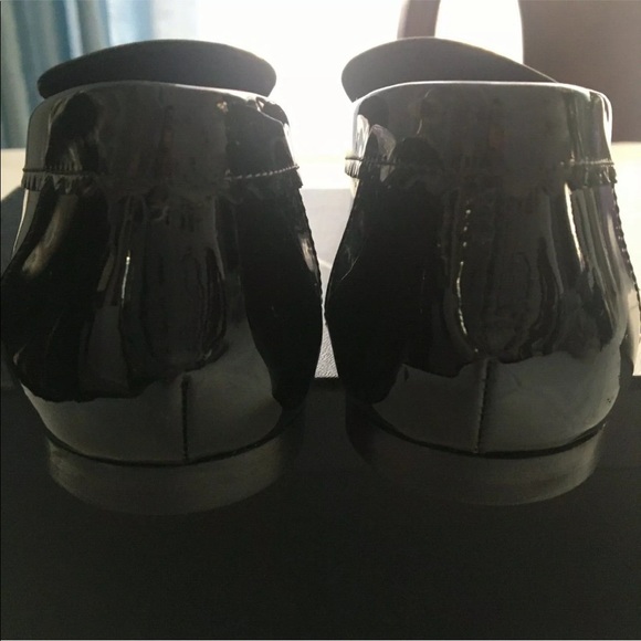Chanel shoes s 39 pattern leather black w/silver - Picture 3 of 9